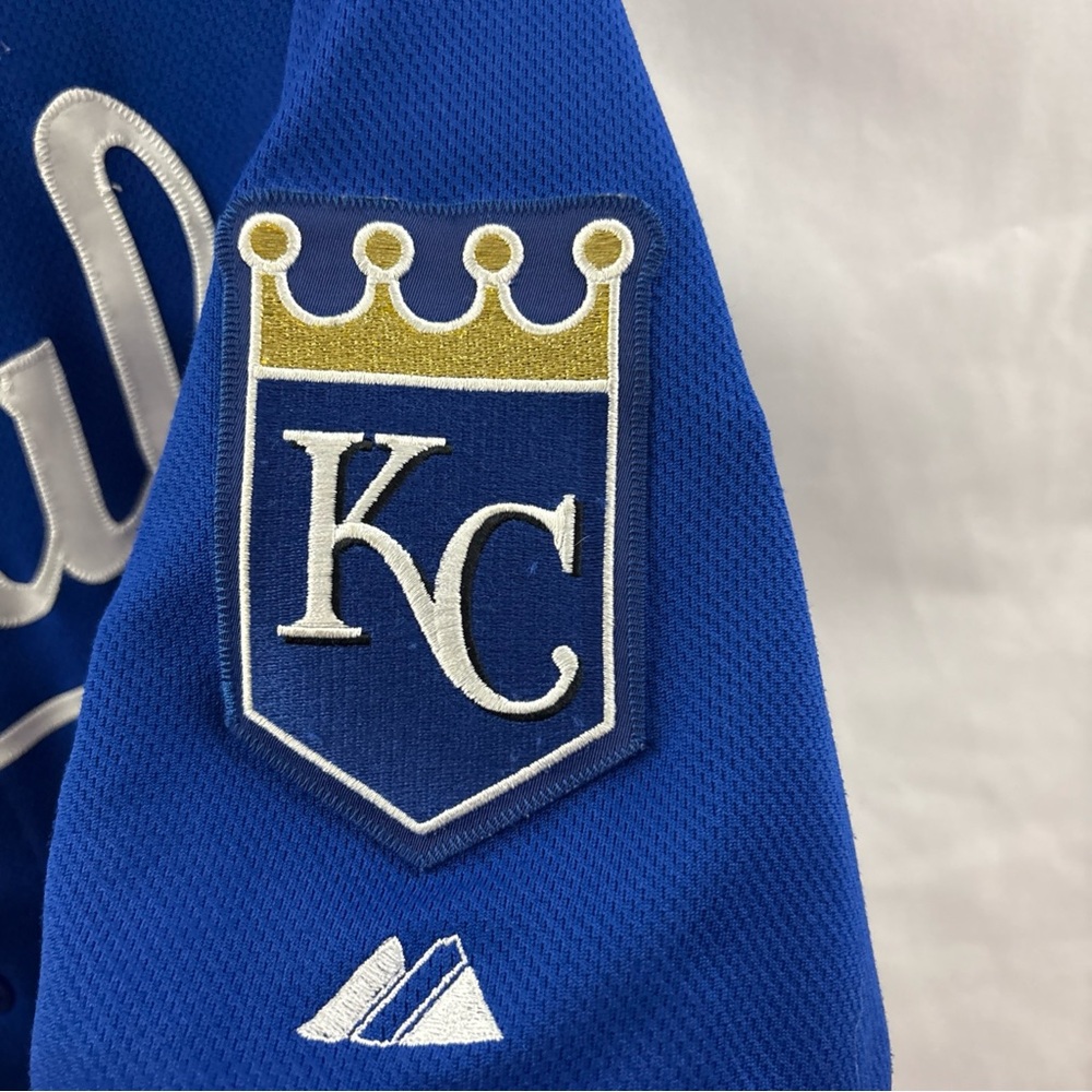 Evan Sisk Kansas City Royals Jersey Men’s Sz 48 Authentic Cool Base MLB Blue XL - Picture 4 of 10